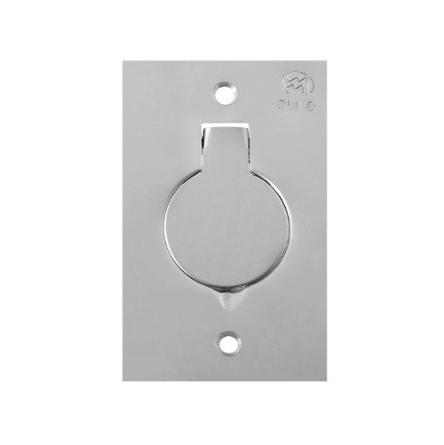 PLACA PISO 4X2 INOX 1 TOM S/TOM TAMPLAC