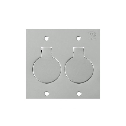 PLACA PISO 4X4 INOX 2 TOM S/TOM TAMPLAC
