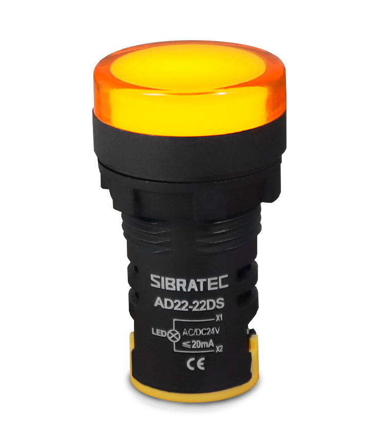 BOTOEIRA SINAL LED  24V AM 22MM SIBRATEC