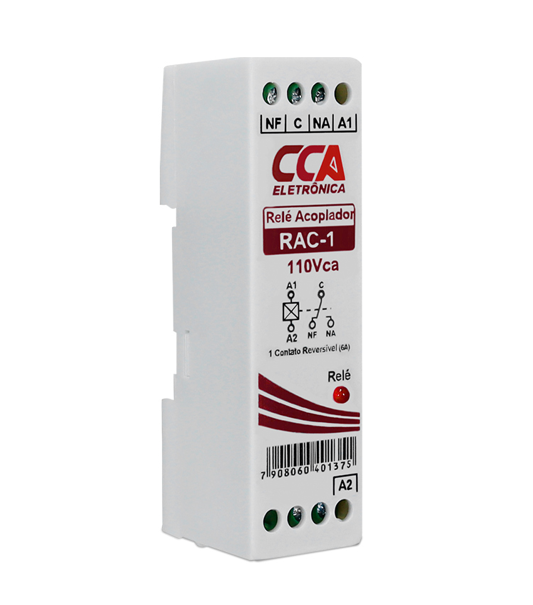 RELE ACOPLADOR RAC1- 110V 110VCA SIBRATE