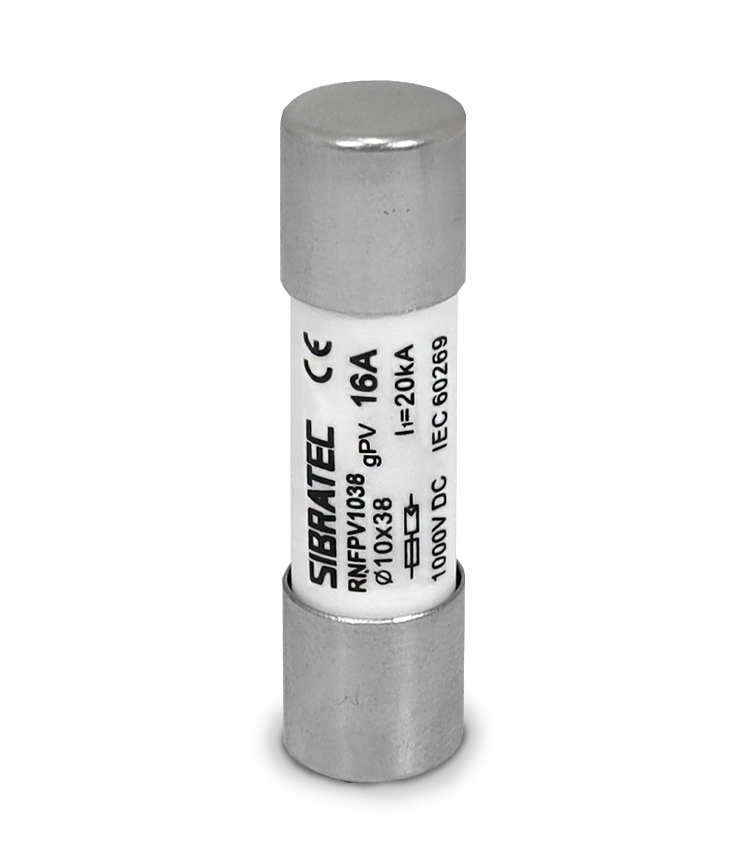 FUZIVEL CARTUCHO 16A 10X38 20KA SIBRATEC