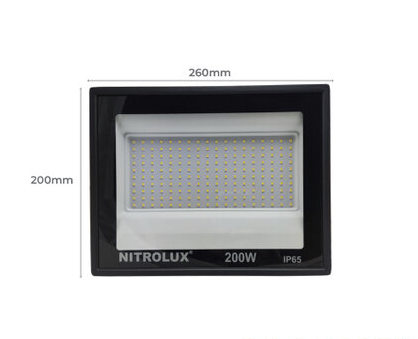 REFLETOR LED PT 200W 3.0K NITROLUX
