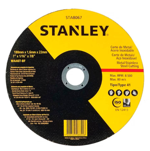 DISCO STANLEY INOX 180MX1,6MX22,23M