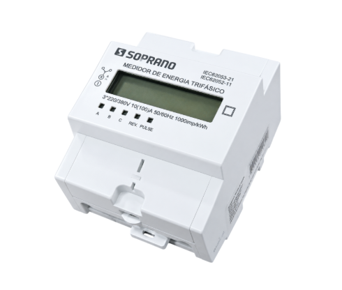 MEDIDOR DE CONSUMO 100A 380V TRIF SOPRA